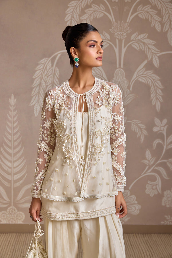 IVORY KURTA SET