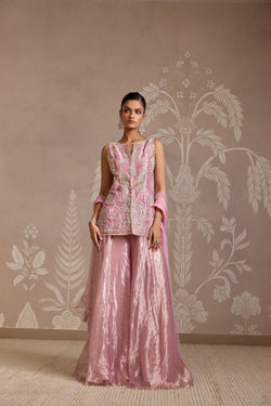 LILAC GOLD SHARARA SET