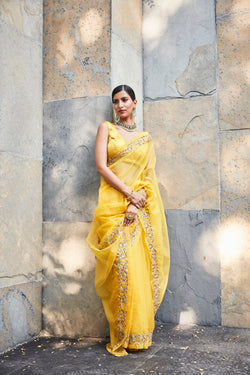 Yellow Saree