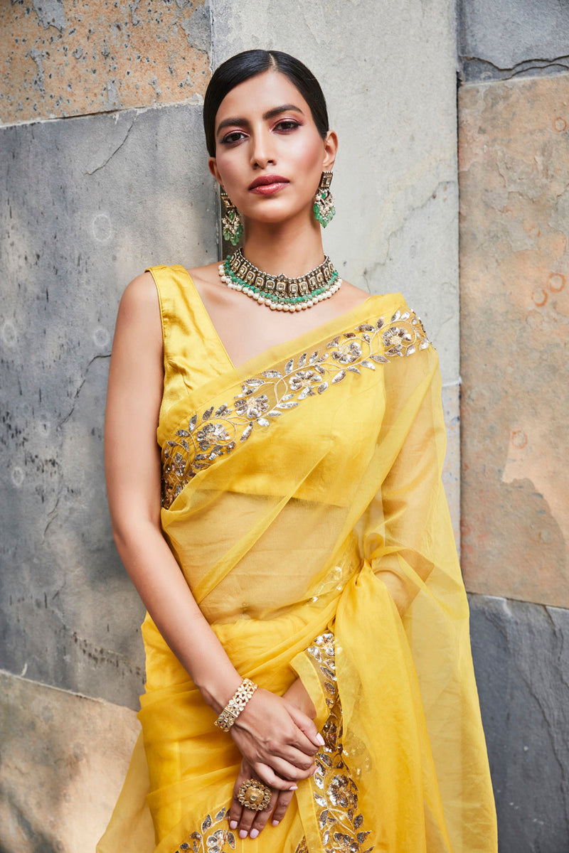 Yellow Saree