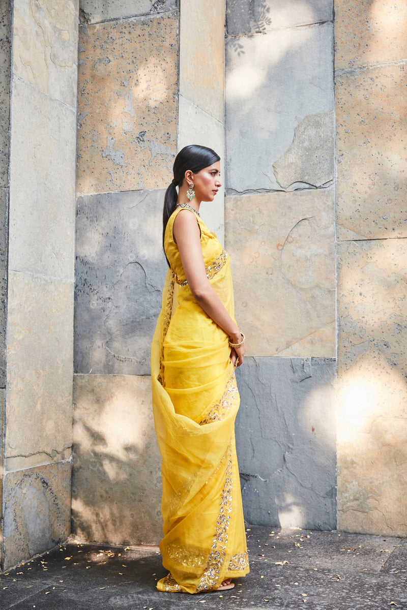 Yellow Saree