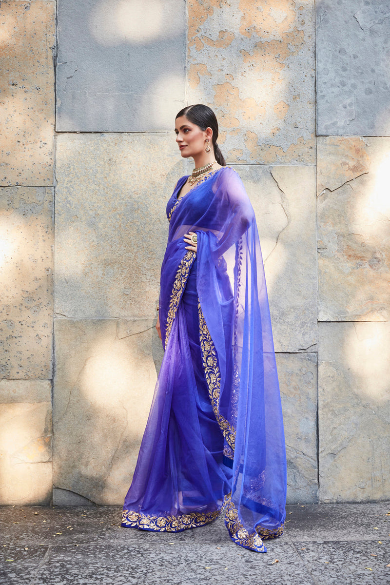 Deep Purple Saree