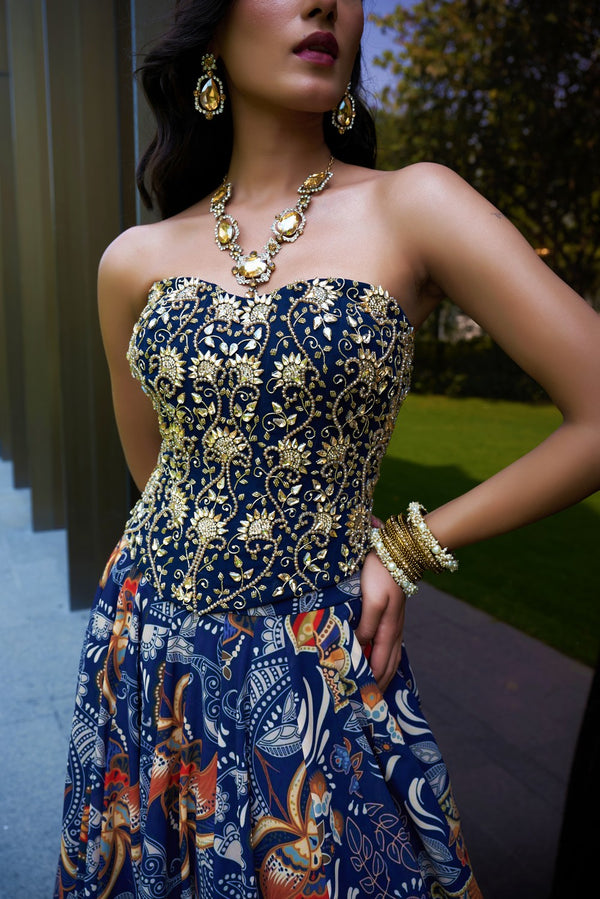 SHANAYA CORSET LEHENGA SET