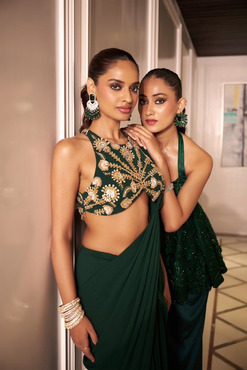 SIYA DRAPE SAREE SET