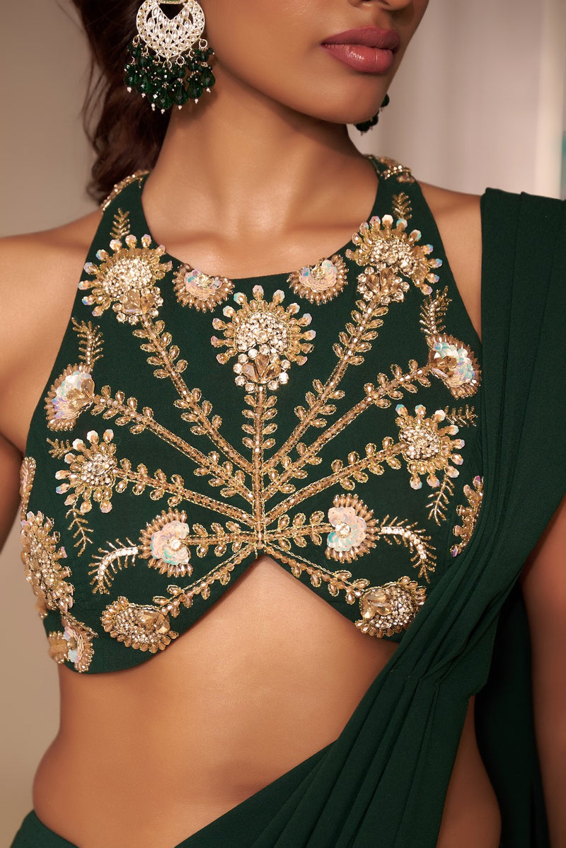 SIYA DRAPE SAREE SET