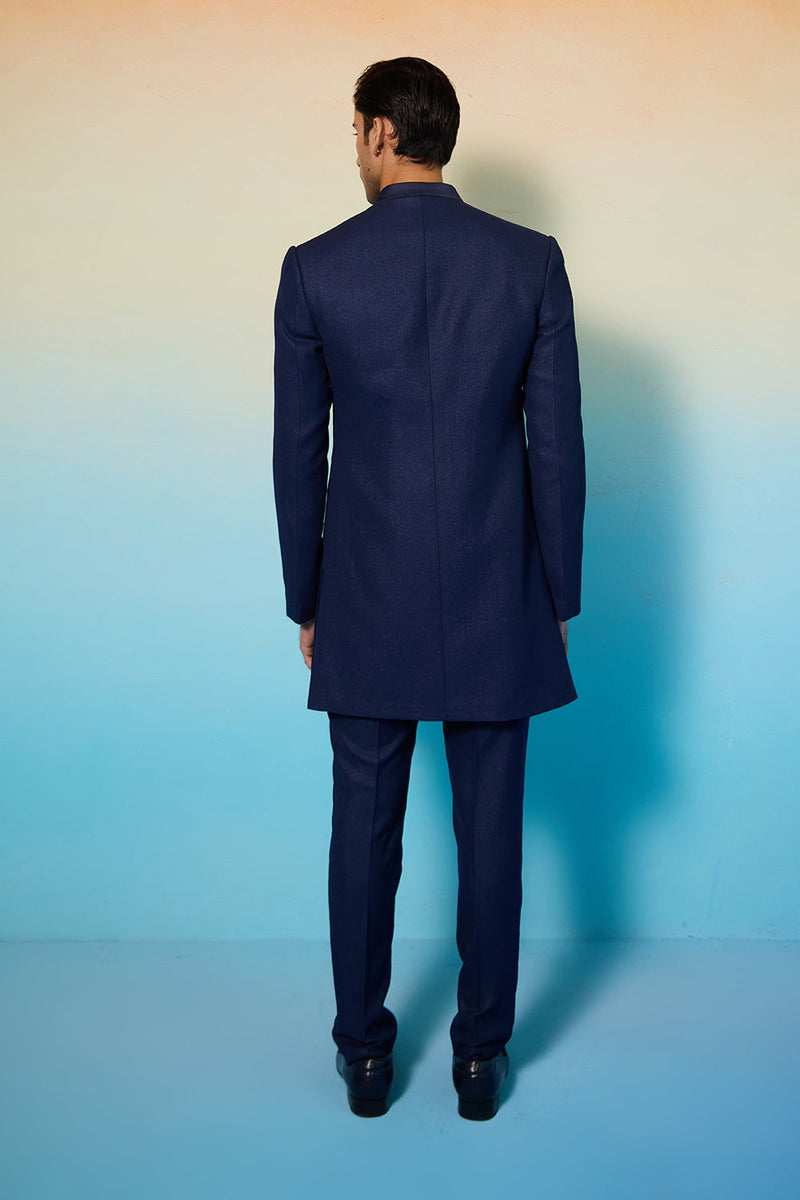 Blue Comet Sherwani Set