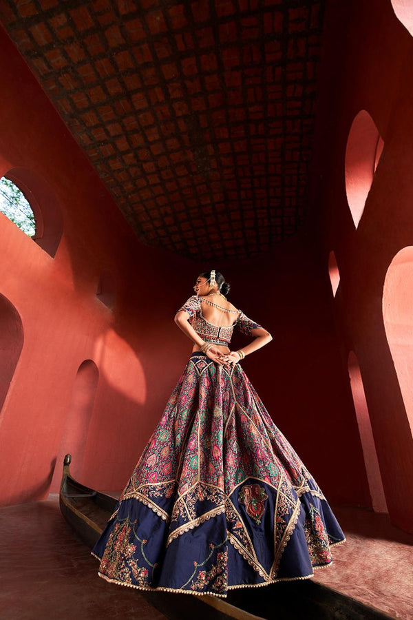 Jamawar Lehenga Set
