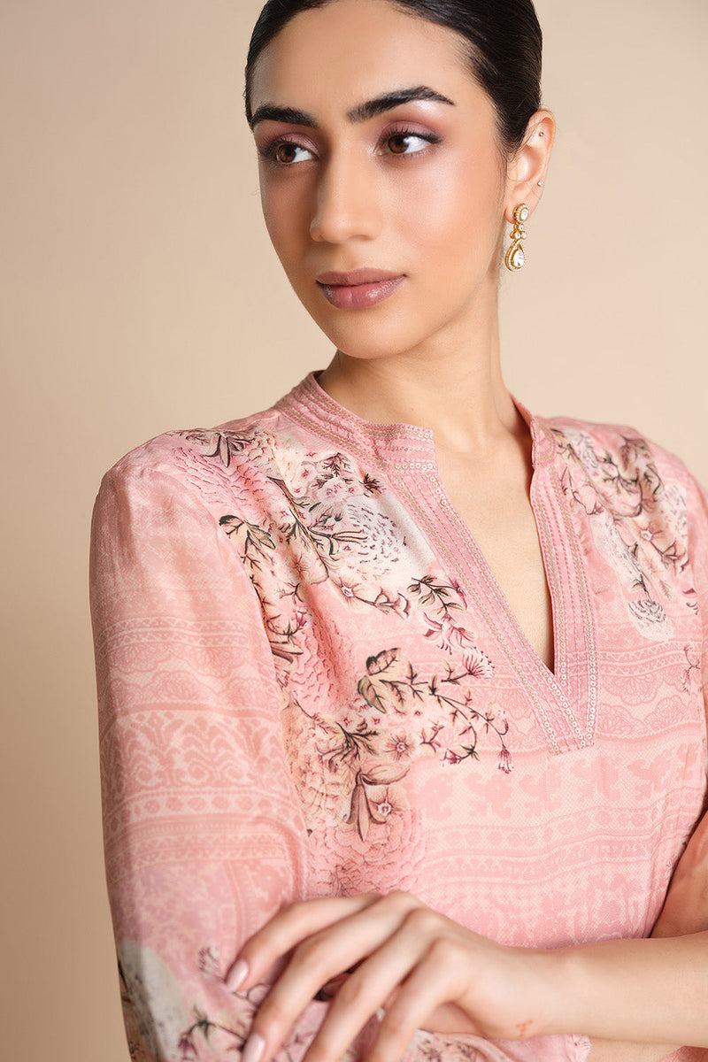Vanisa Kurta Set - Blush