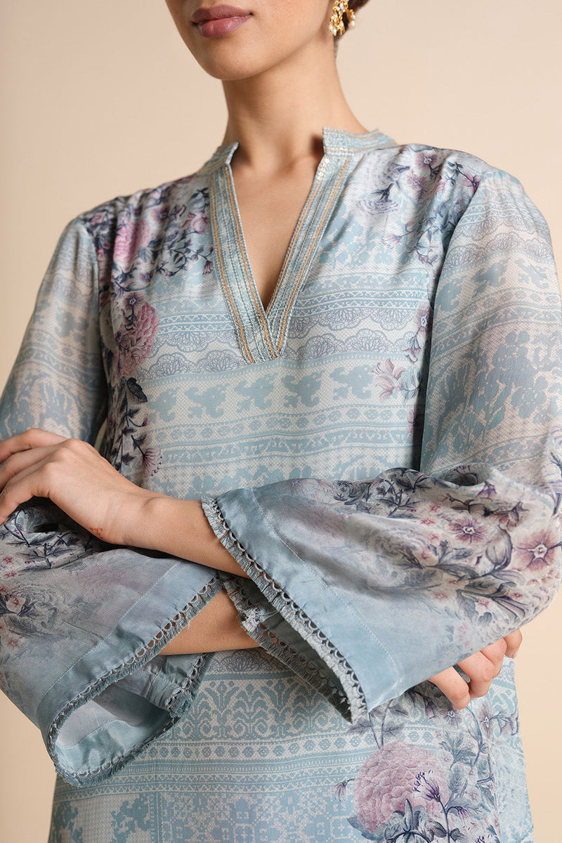 Vanisa Kurta Set - Powder Blue