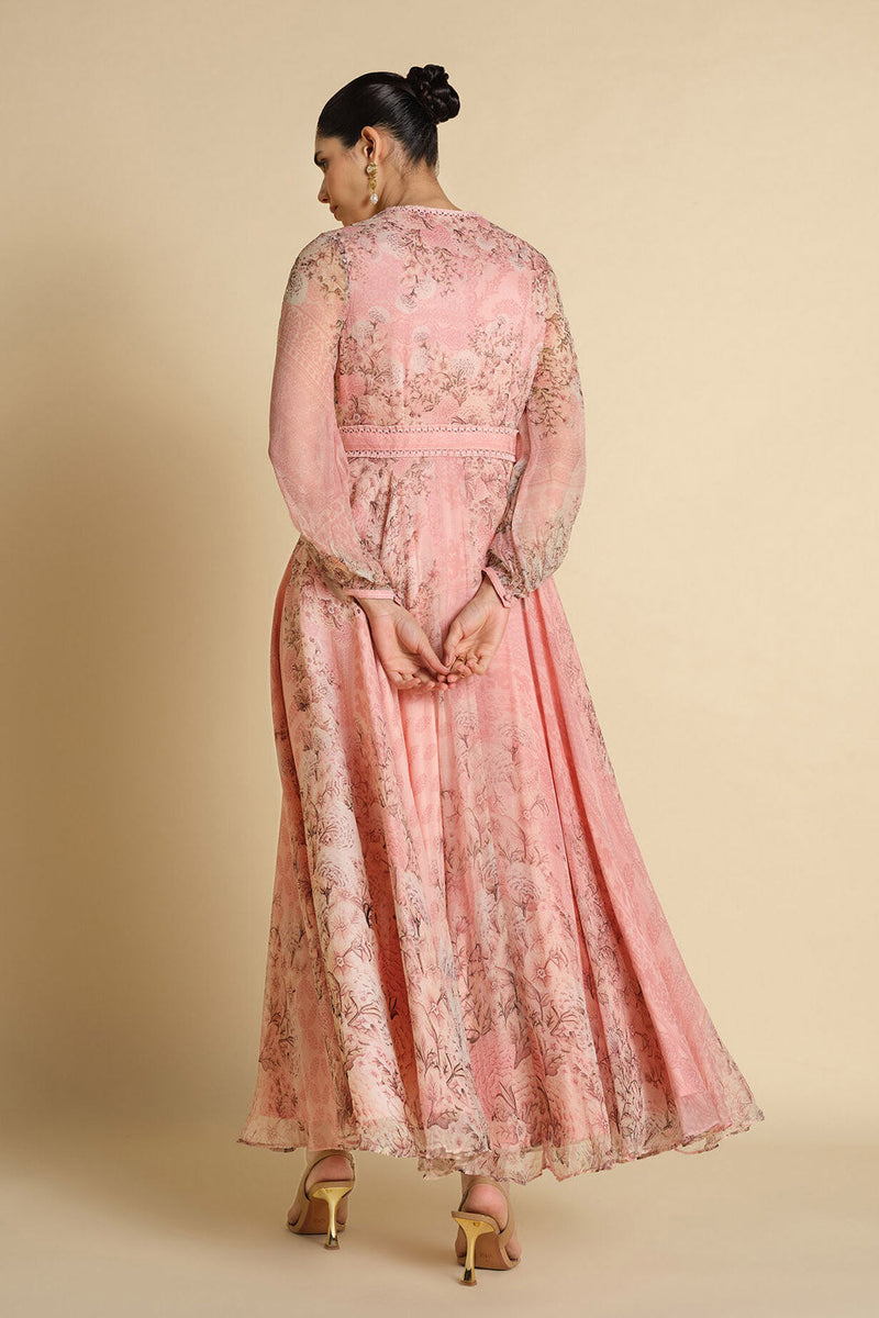 Juri Printed Kaftan - Blush