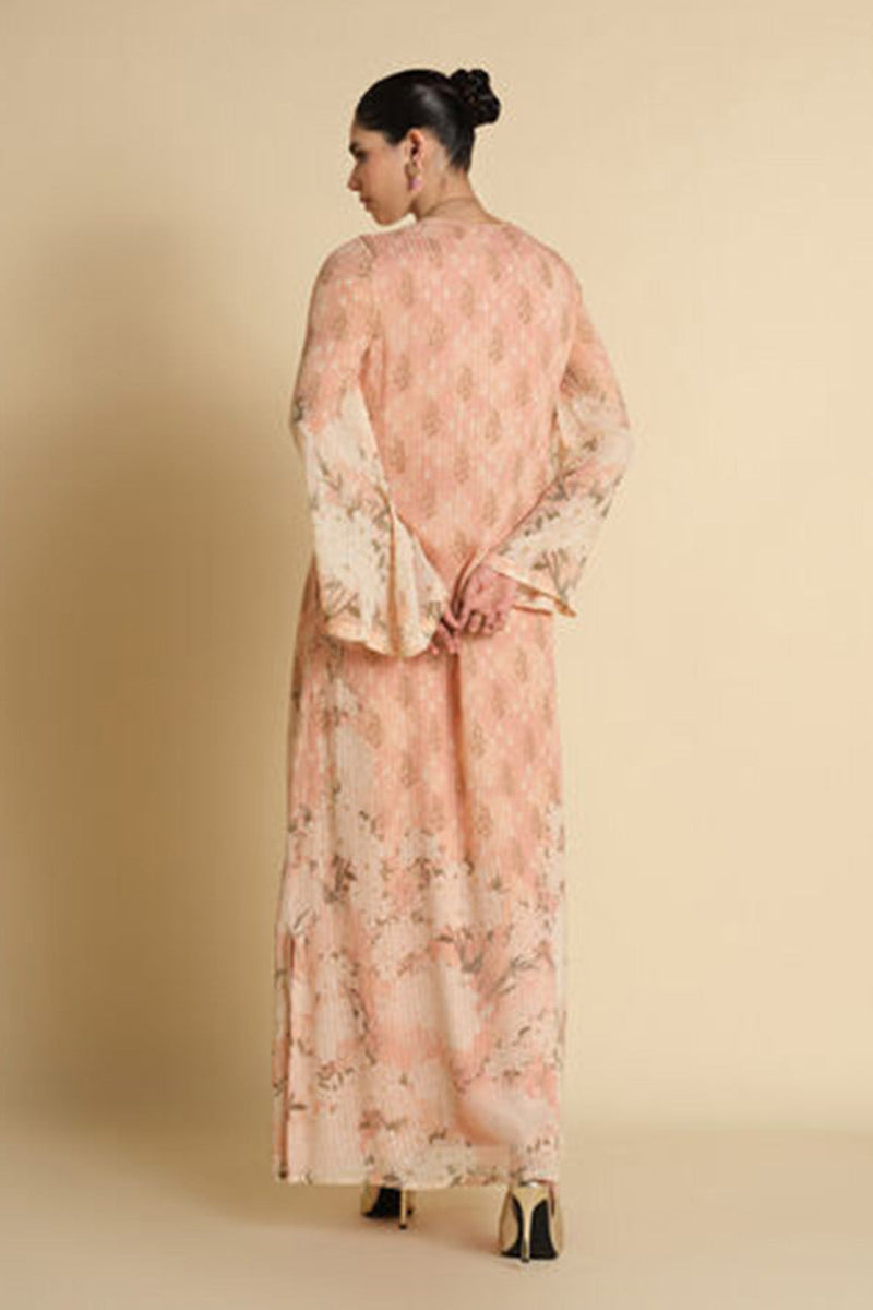 Miral Emroidered Kaftan - Blush