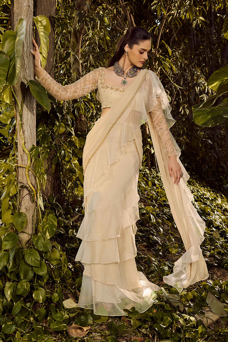 Serene Ruffle Saree