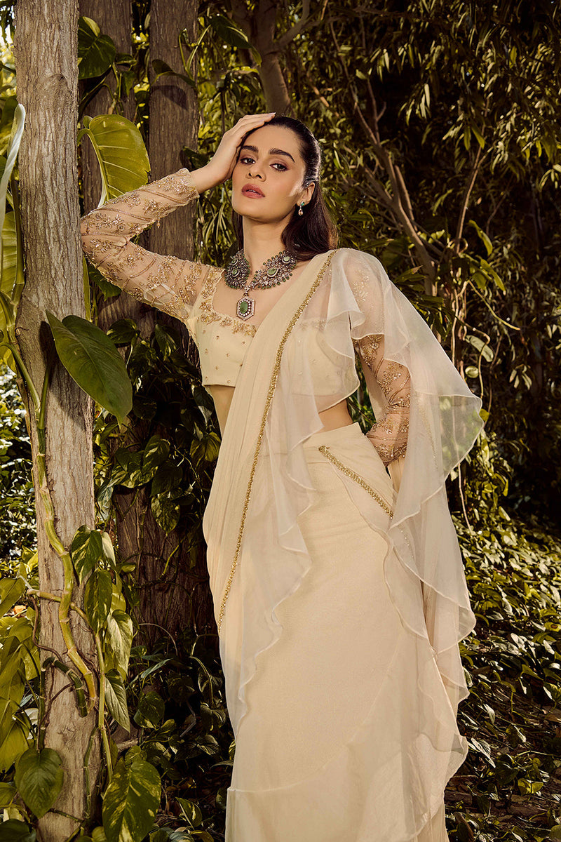 Serene Ruffle Saree