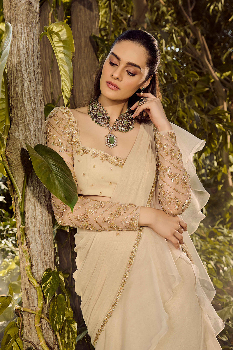 Serene Ruffle Saree