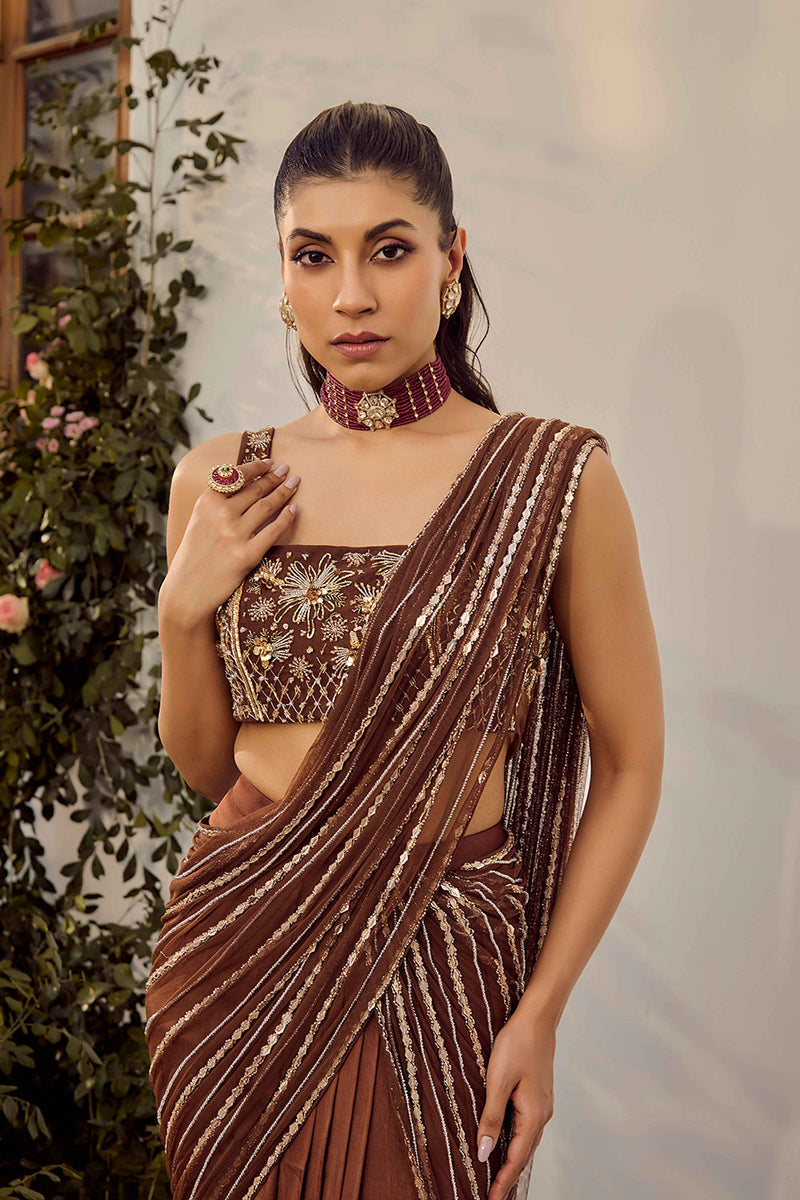 Dusk Saree Set