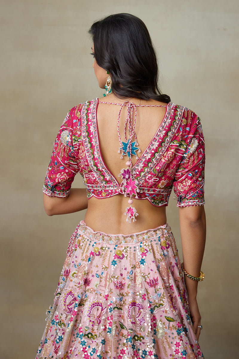 Flamingo Lehenga set