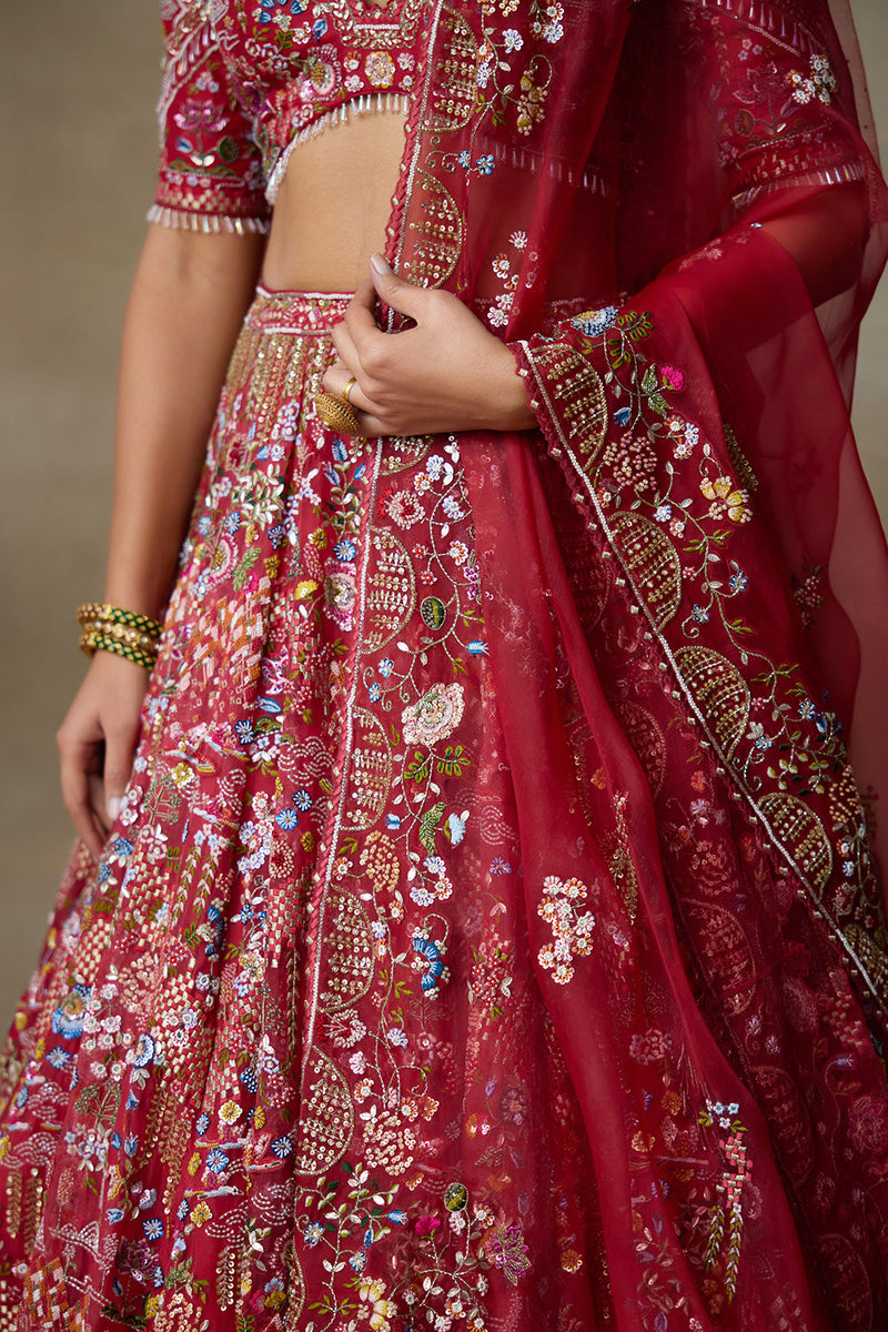 Lovebirds Lehenga Set
