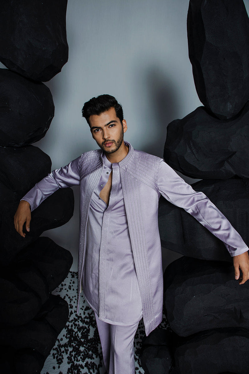 Misty Lilac Shrug Set Estie Couture