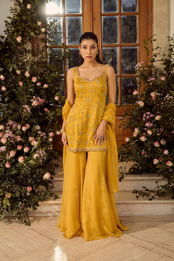 Marigold Sharara Set