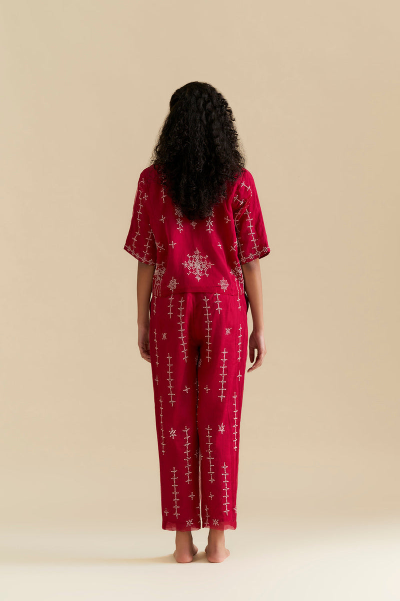 Sebei Embroidered Co-Ord Set