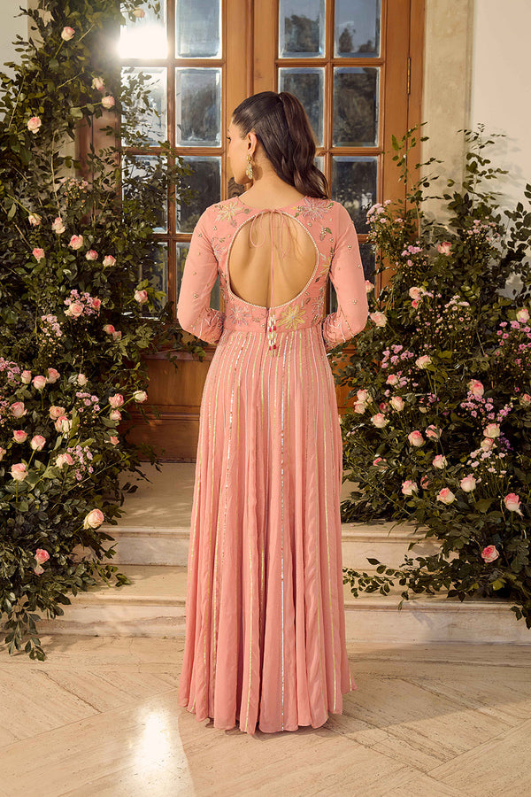 Fairy Pink Anarkali Set
