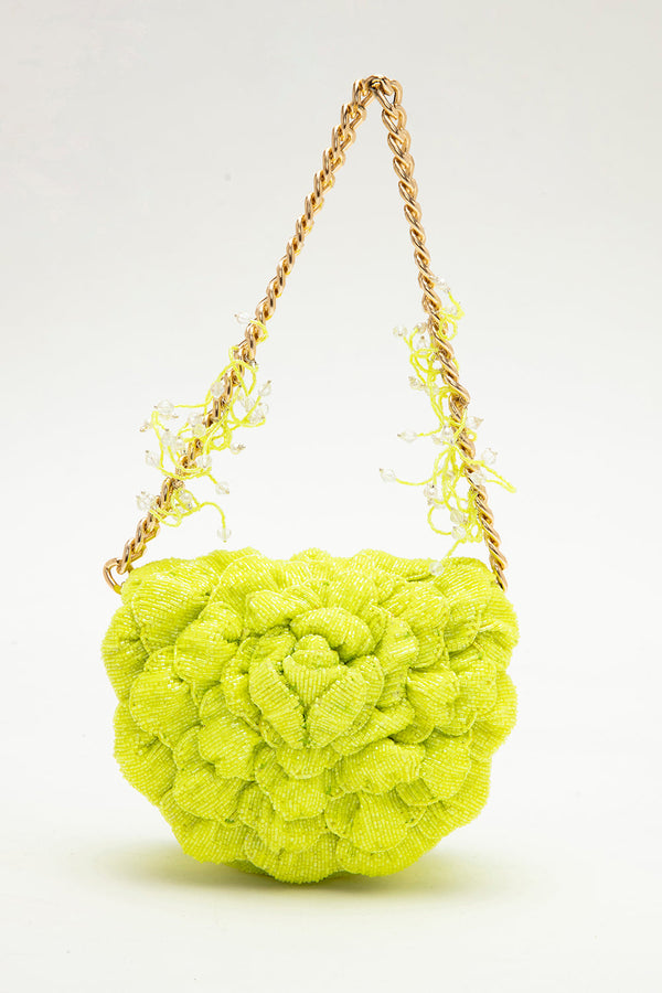 COCO BEADED MINI – ELECTRIC LIME