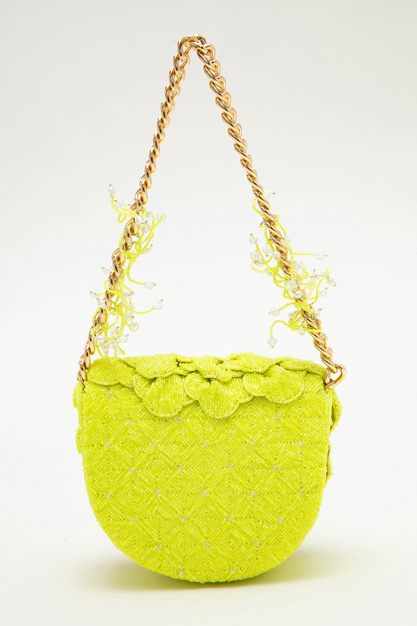 COCO BEADED MINI – ELECTRIC LIME