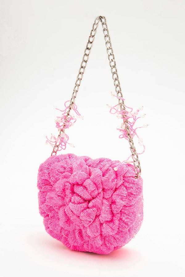 COCO BEADED MINI – PINK PUNCH