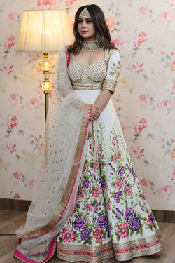 Hand Paint Lehenga Set