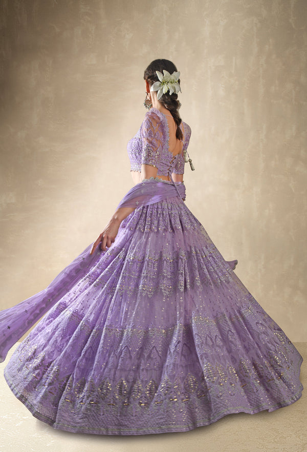 Lilac Lehenga Set