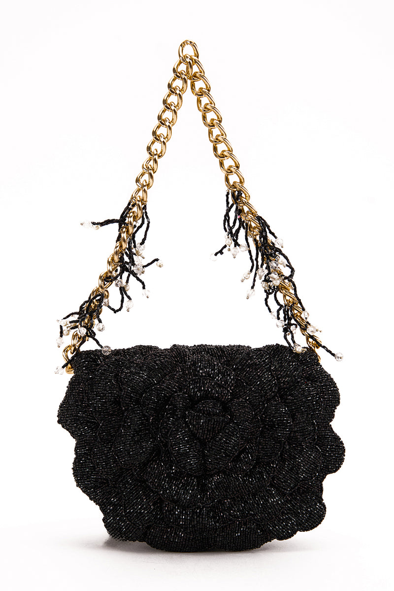 COCO BEADED MINI – BLACK