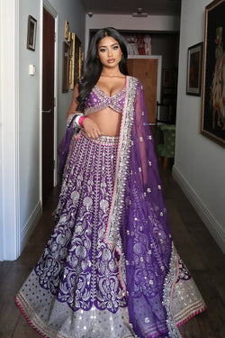 Yakshinee In Golconda Sacchi Lehenga Set