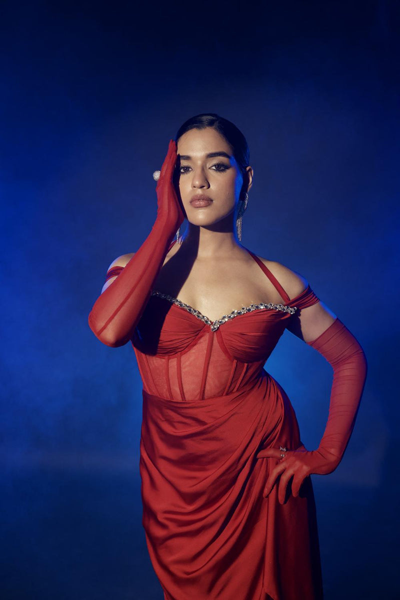 Red Corset Gown