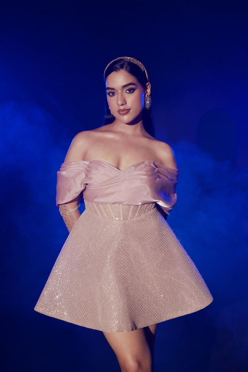 Rose Gold Corset Dress
