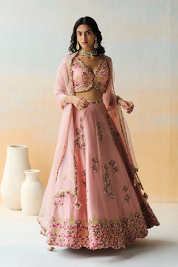 Onion Pink Lehenga Set