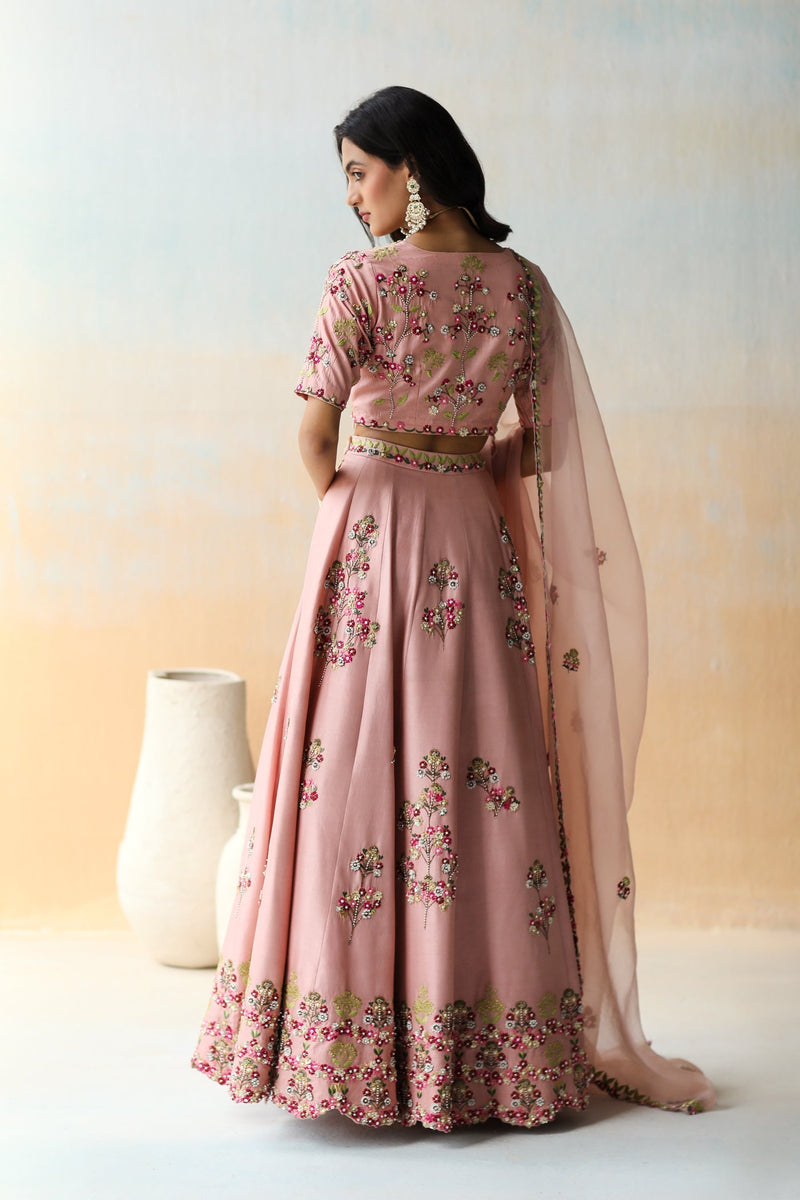 Onion Pink Lehenga Set