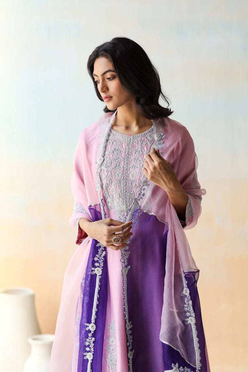 Lilac Kurta Set with Salwar