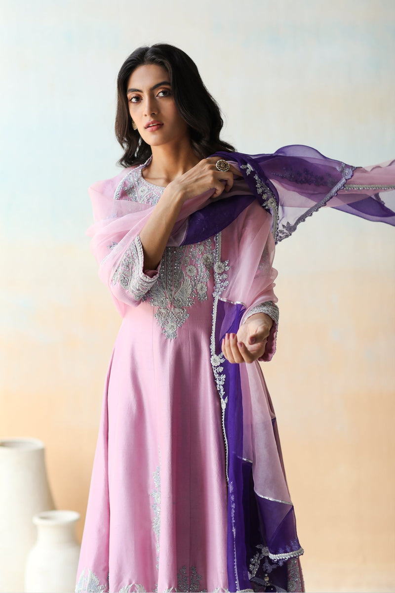 Lilac Kurta Set with Salwar