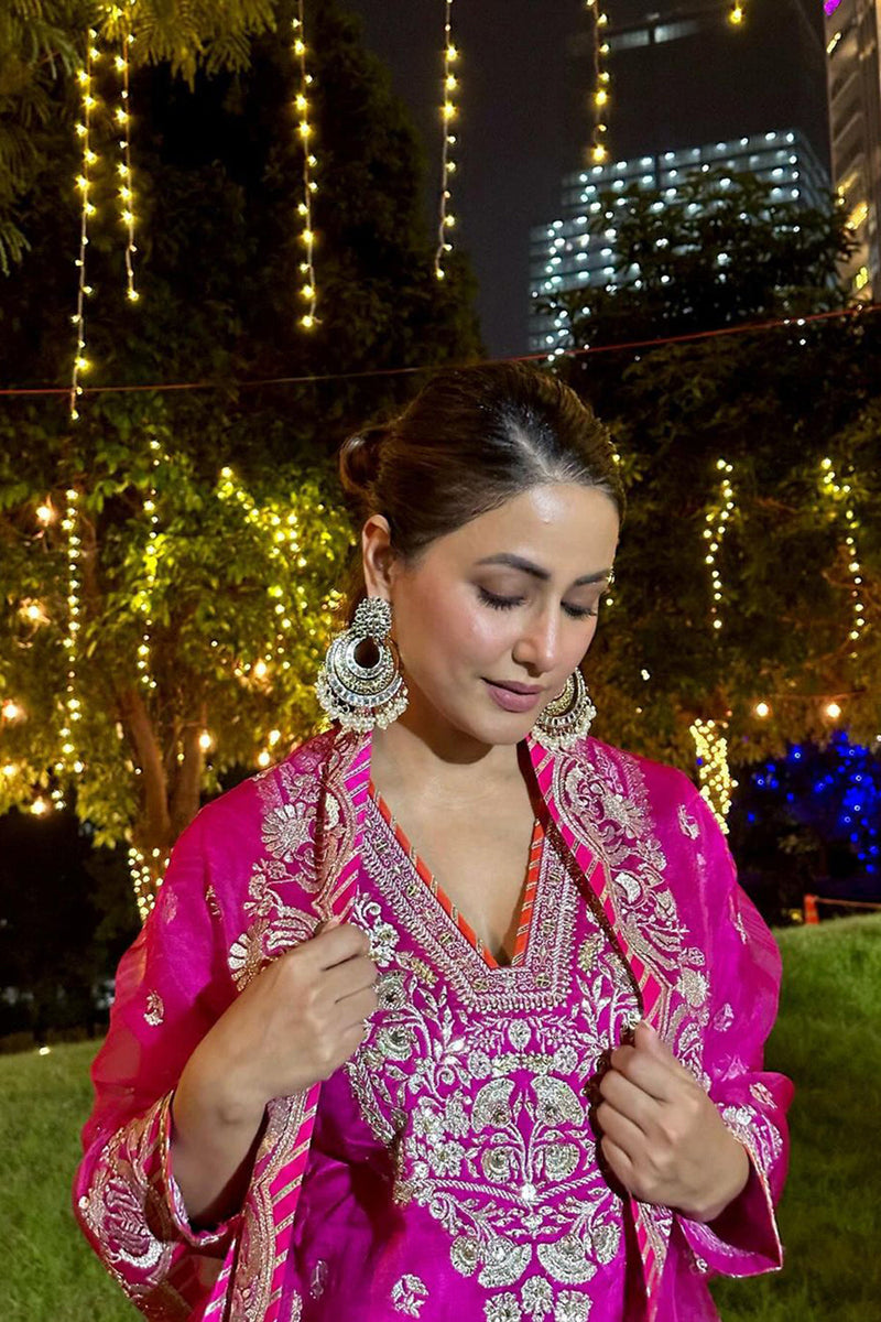 Hina Khan Sharara Set