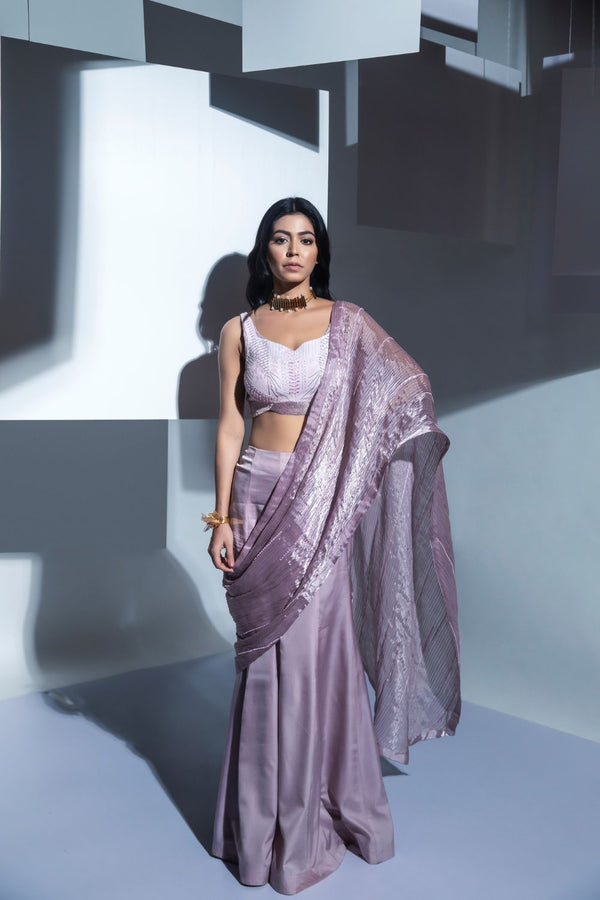 ROS‚àö√¢ DRAPE SAREE