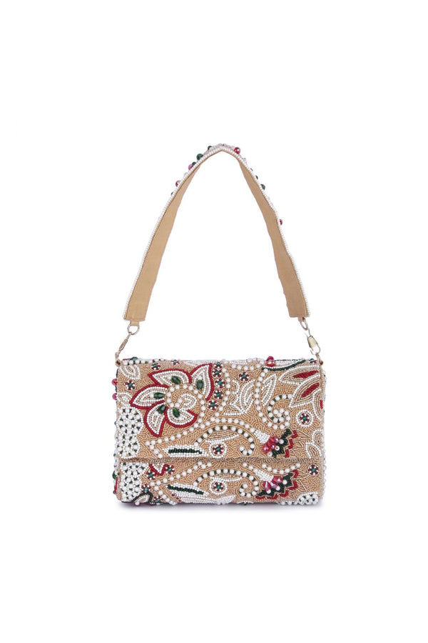 Samiara gold clutch