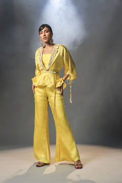 Daffodil organza CO-Ord set