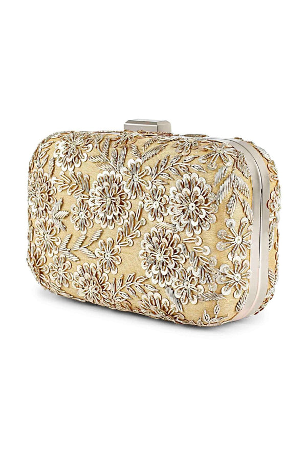 Golden garden bliss clutch