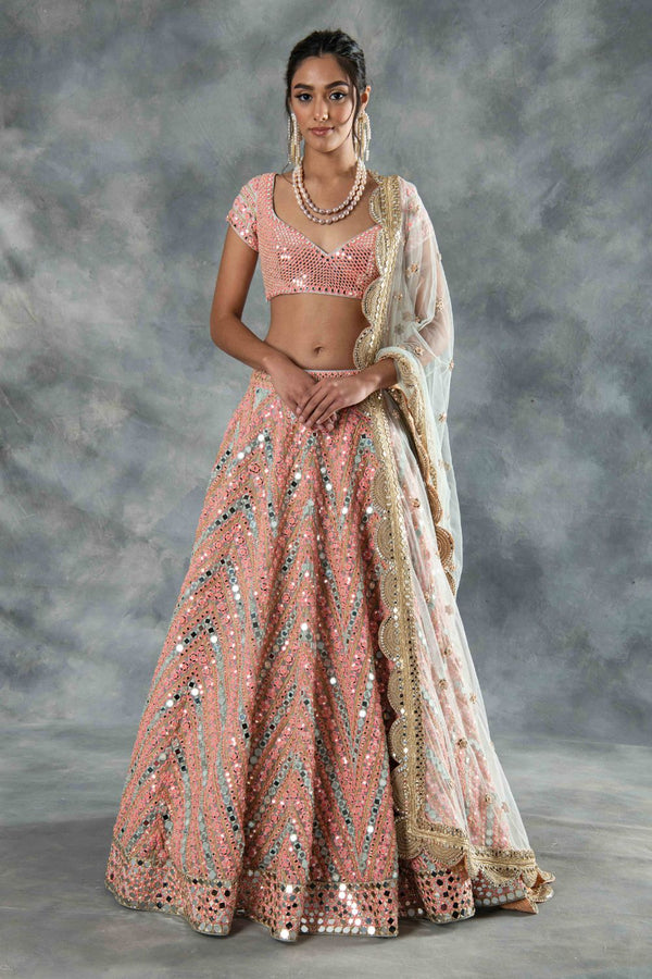 Multicolored Lehenga Set