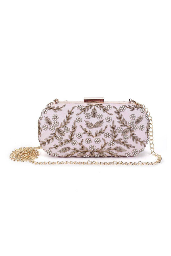 Graceful pink clutch