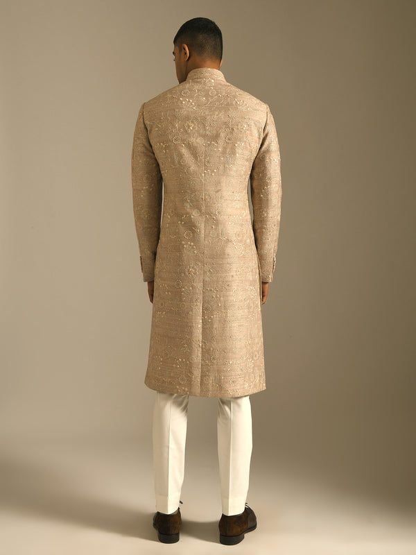 Hand Embroidered Sherwani Set