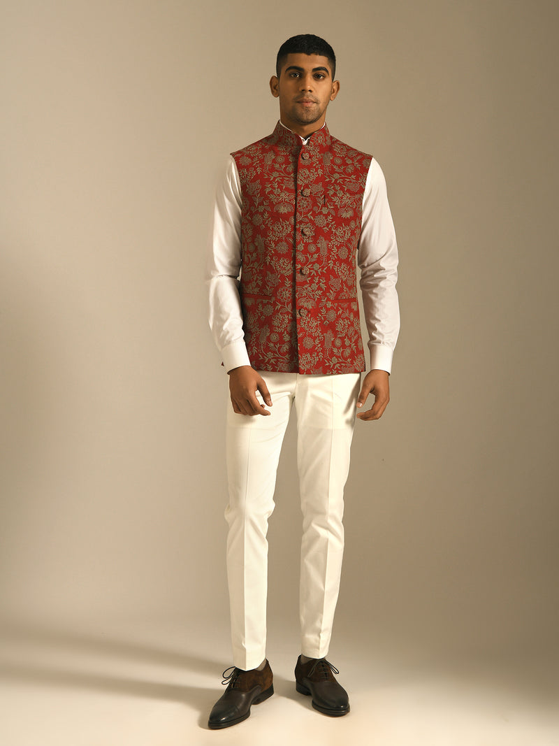 Embroidered Jawahar Jacket