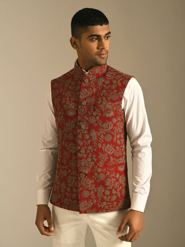 Embroidered Jawahar Jacket