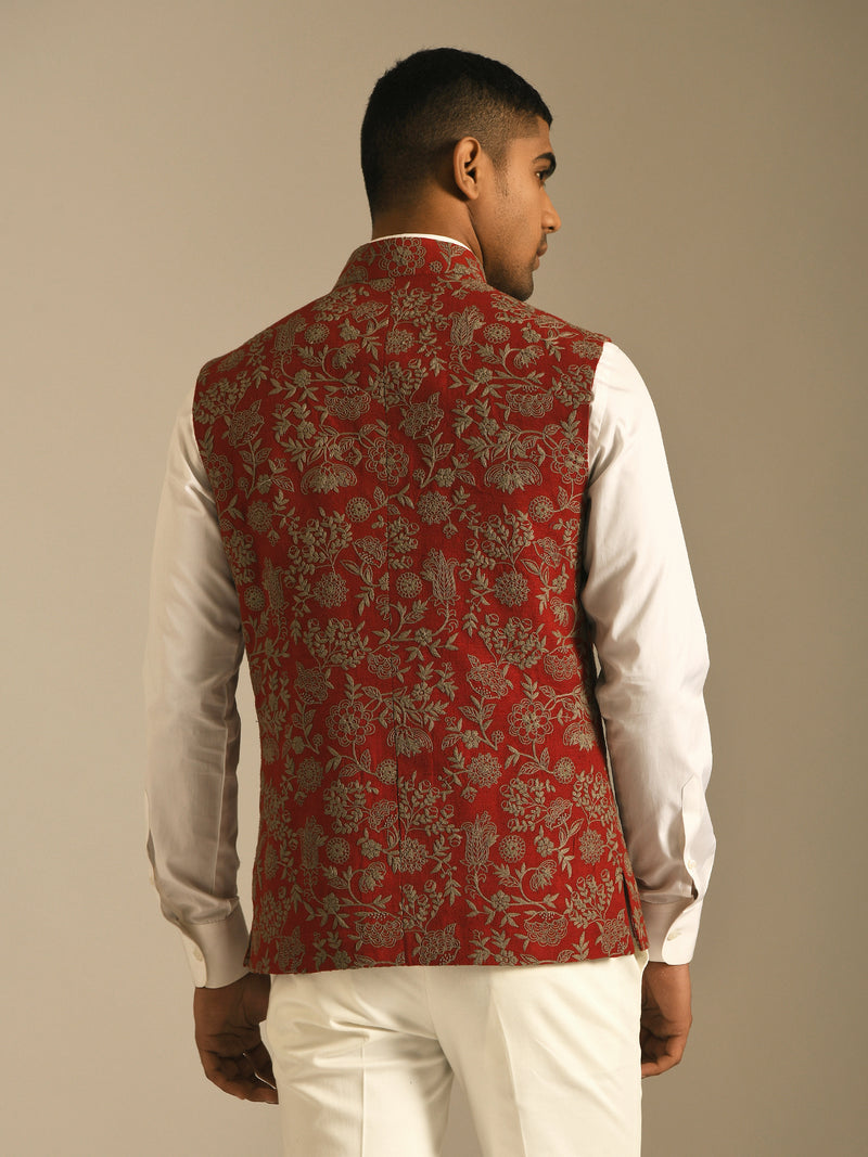 Embroidered Jawahar Jacket