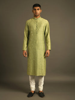 Hand Embroidered Kurta Set